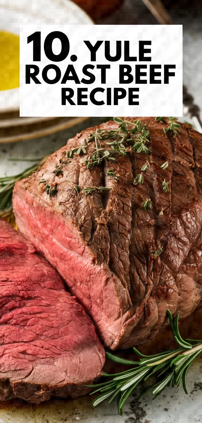 10. Yule Roast Beef Recipe