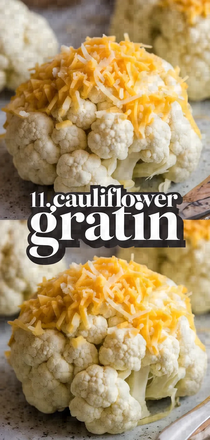 11. Cauliflower Gratin