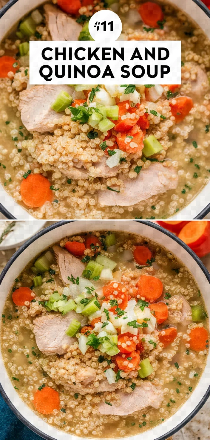 11. Chicken and Quinoa Soup