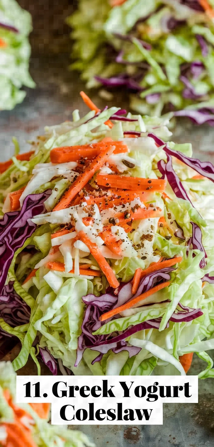 11. Greek Yogurt Coleslaw