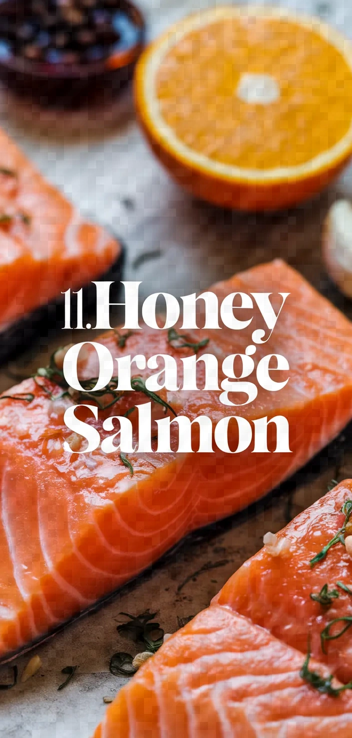 11. Honey Orange Salmon