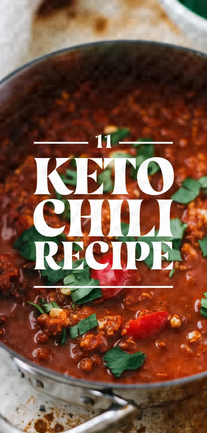 11. Keto Chili Recipe