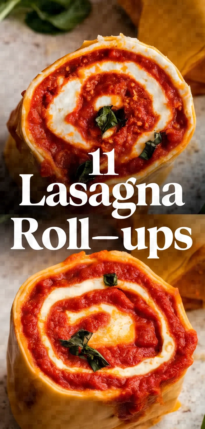 11. Lasagna Roll-Ups