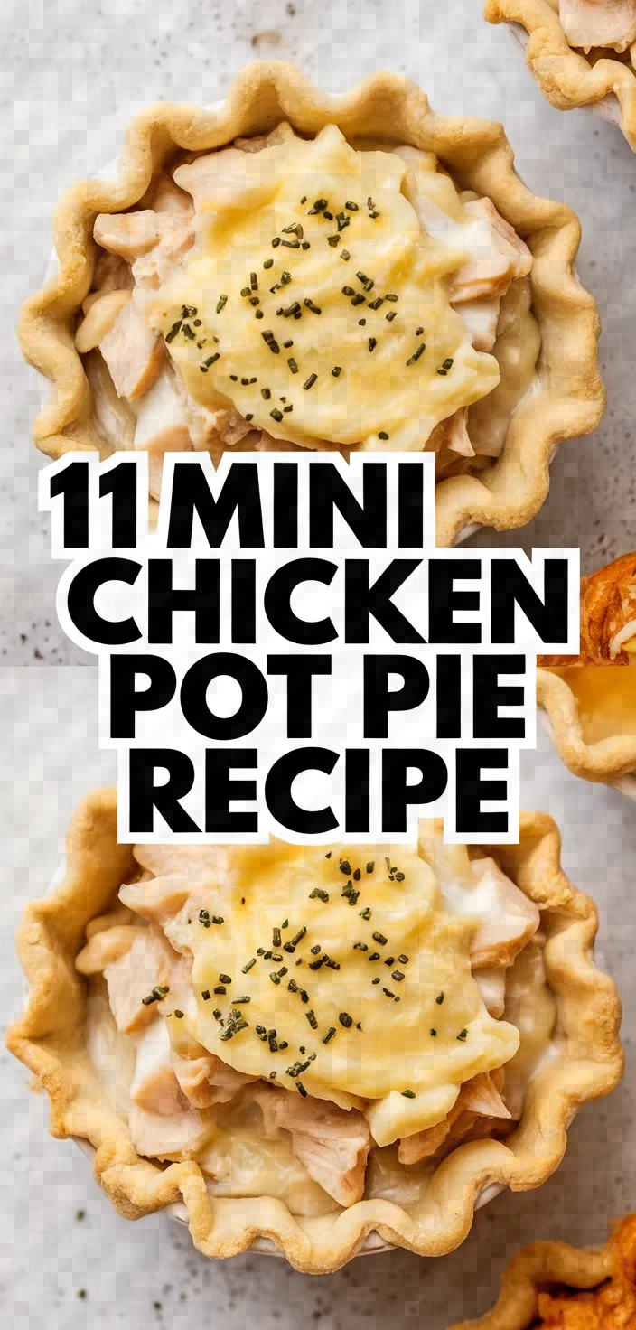 11. Mini Chicken Pot Pie Recipe