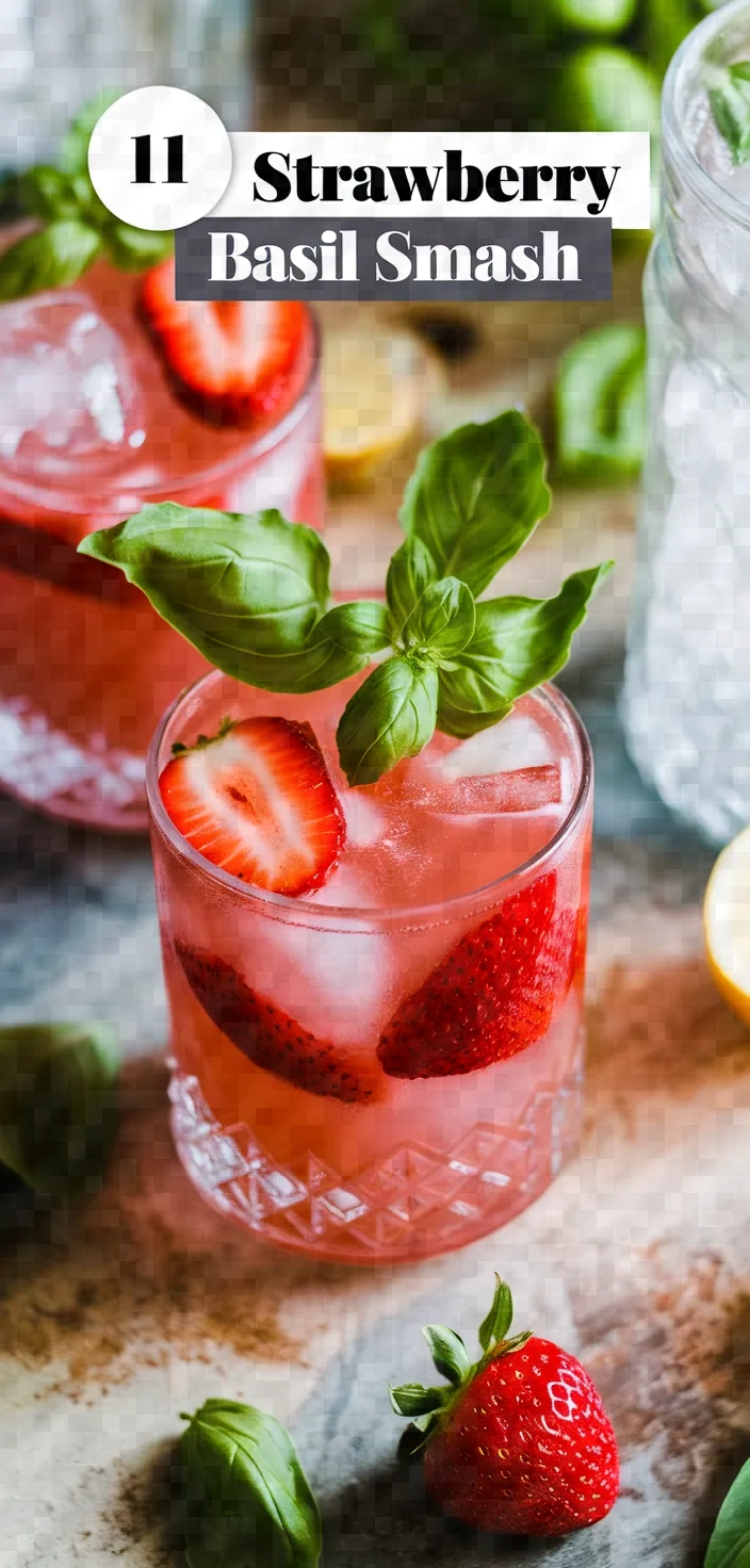 11. Strawberry Basil Smash