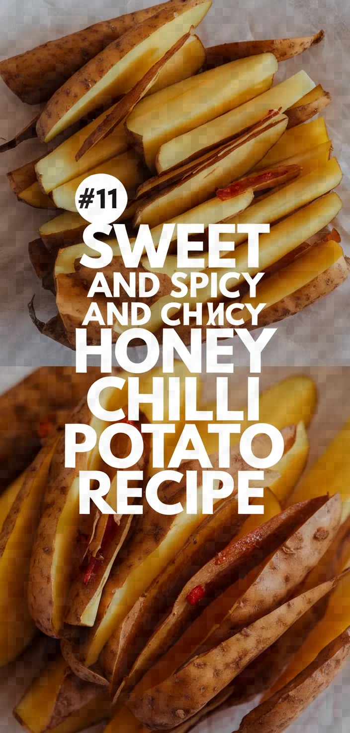 11. Sweet and Spicy Honey Chilli Potato Recipe