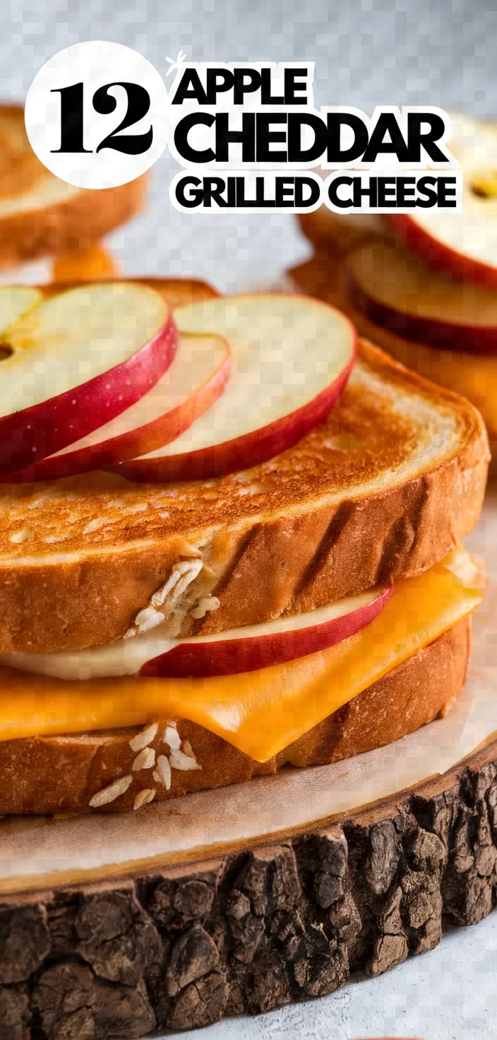 12. Apple Cheddar Grilled Cheese