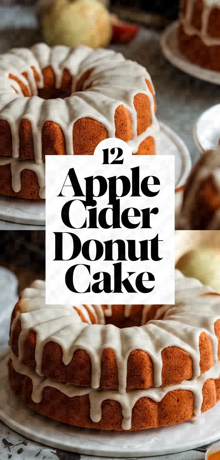 12. Apple Cider Donut Cake