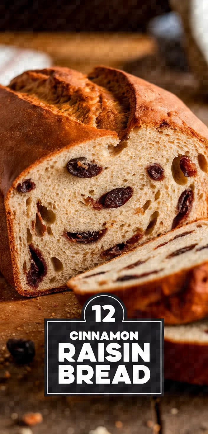 12. Cinnamon Raisin Bread