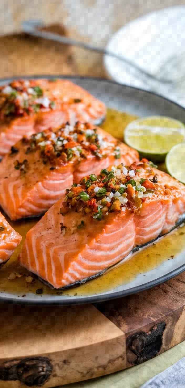 12. Honey Chipotle Glazed Salmon