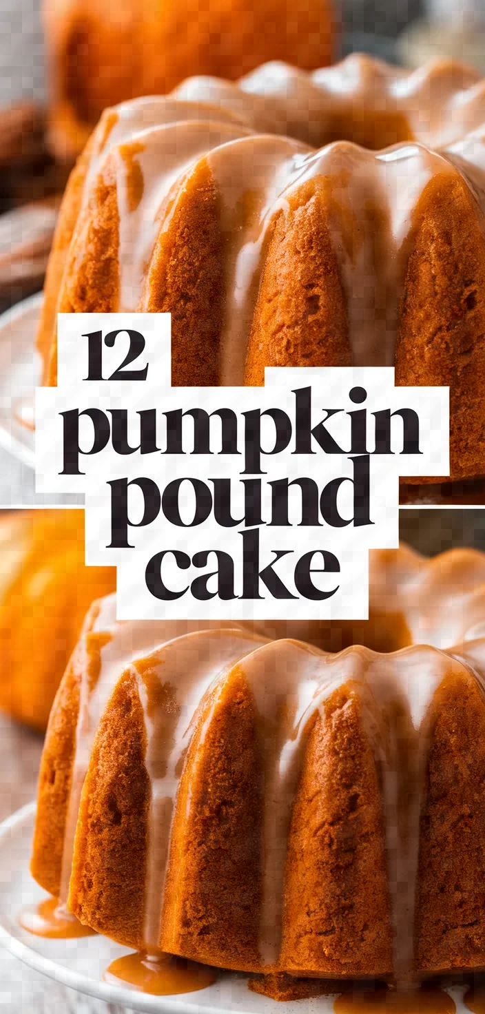 12. Pumpkin Pound Cake