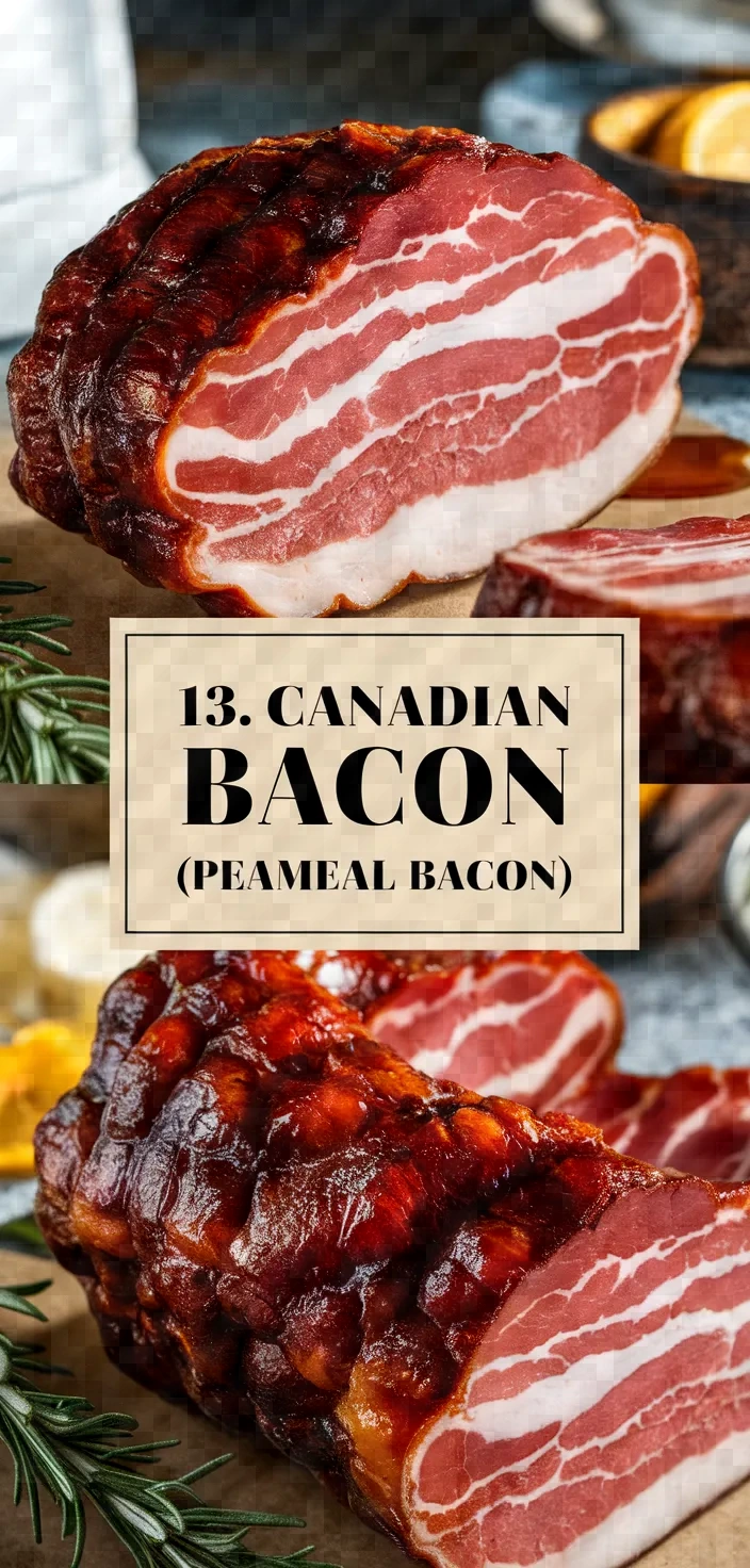 13. Canadian Bacon (Peameal Bacon)