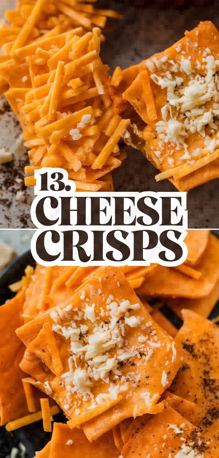 13. Cheese Crisps