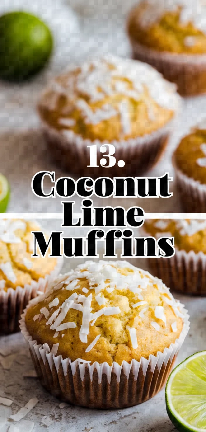 13. Coconut Lime Muffins