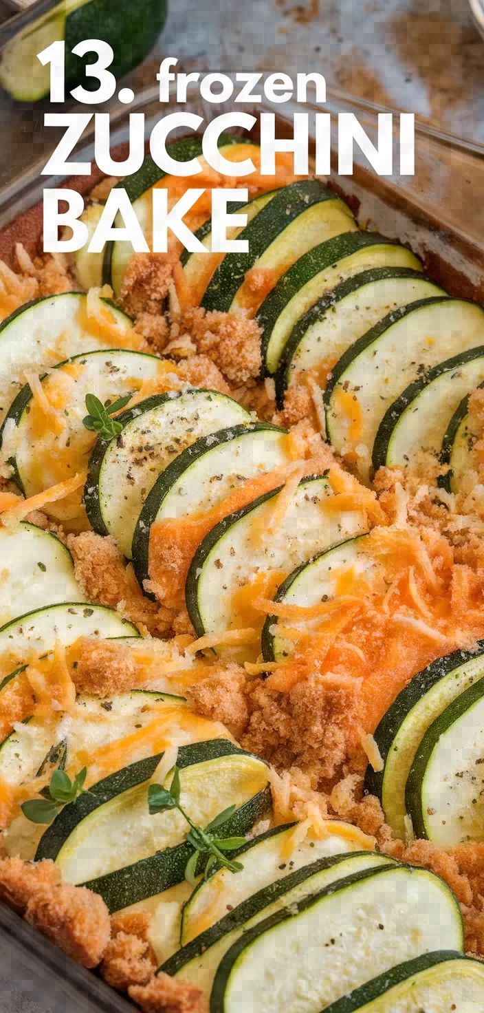 13. Frozen Zucchini Bake