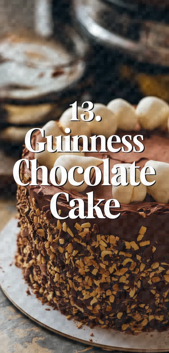 13. Guinness Chocolate Cake