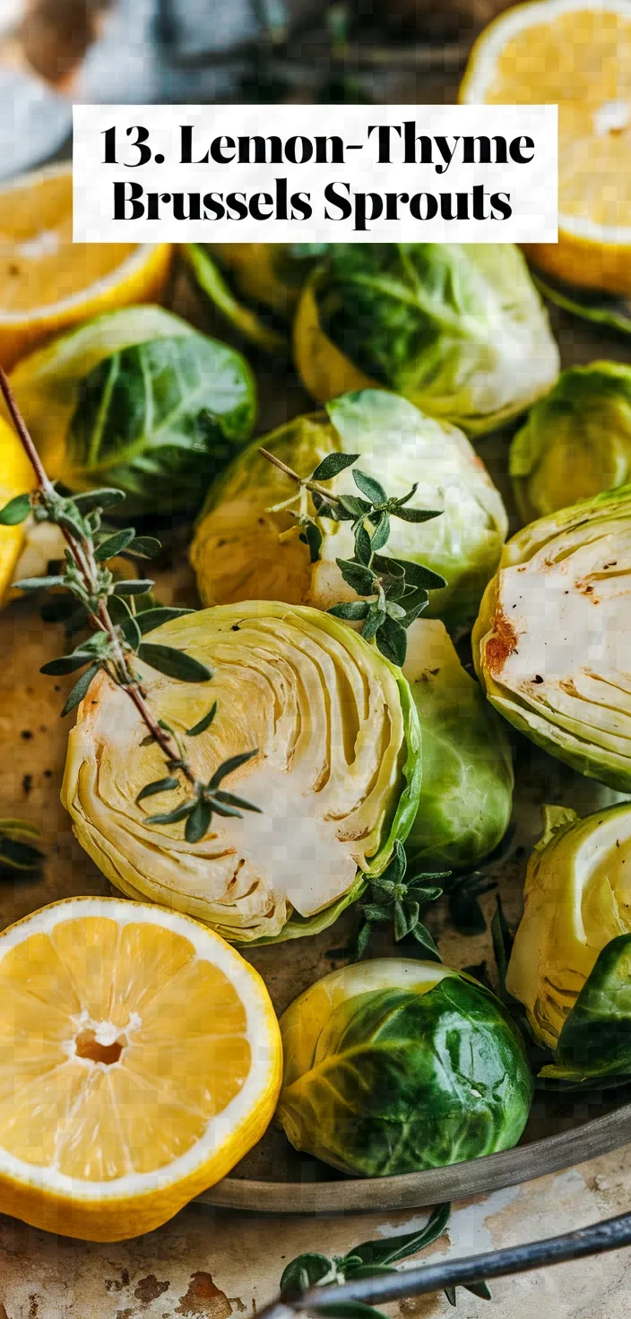 13. Lemon-Thyme Brussels Sprouts