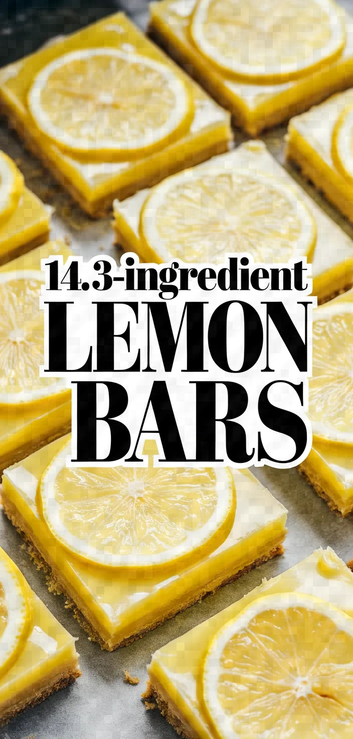 14. 3-Ingredient Lemon Bars