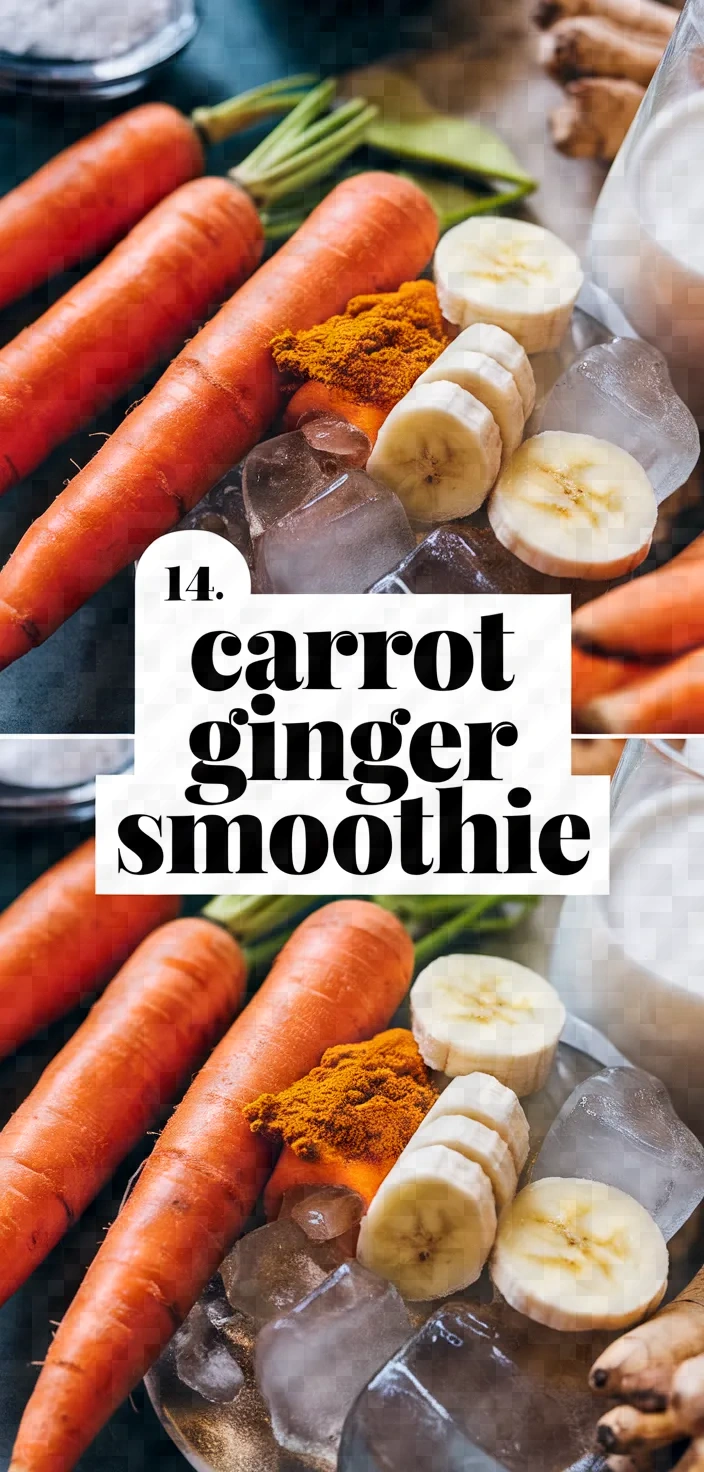 14. Carrot Ginger Smoothie