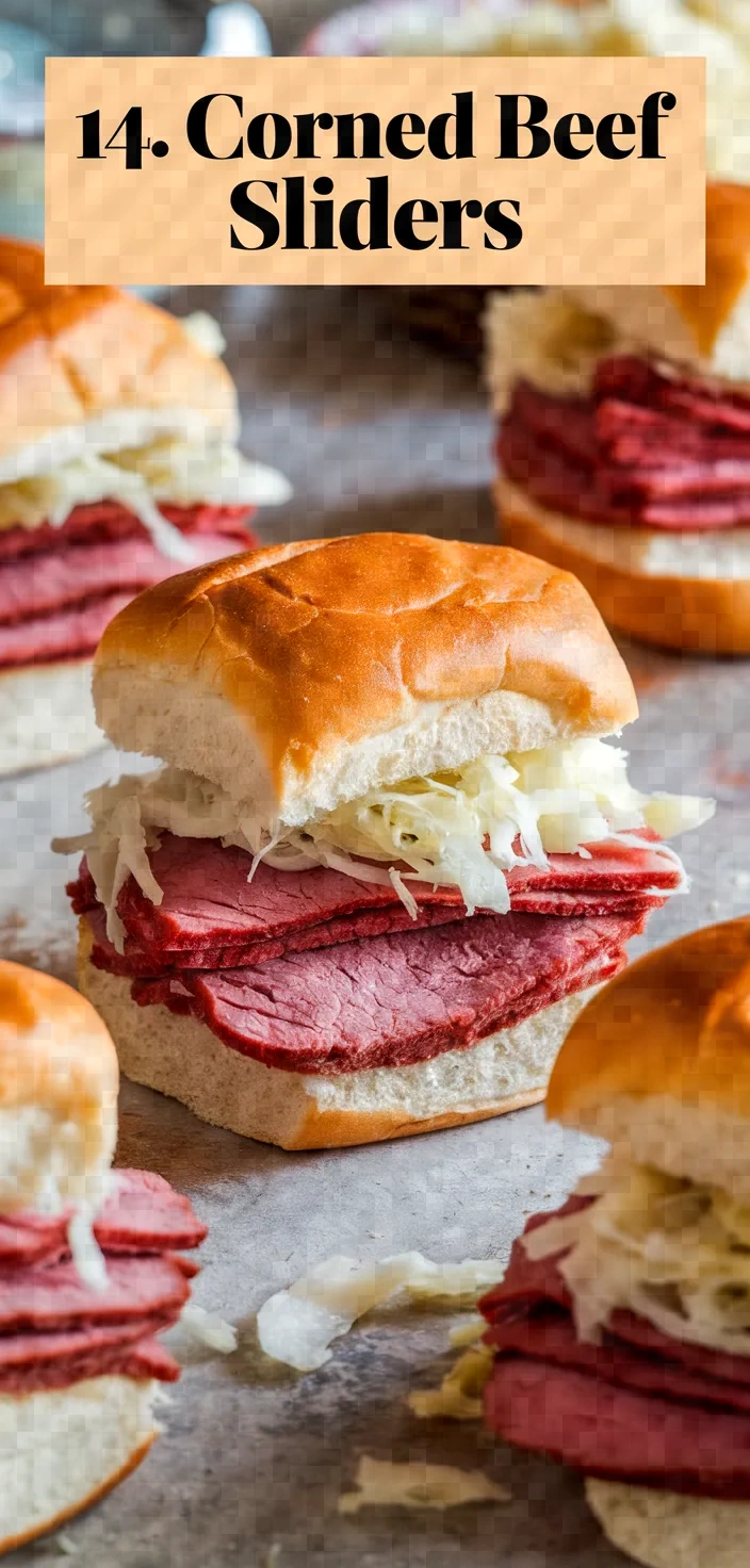 14. Corned Beef Sliders