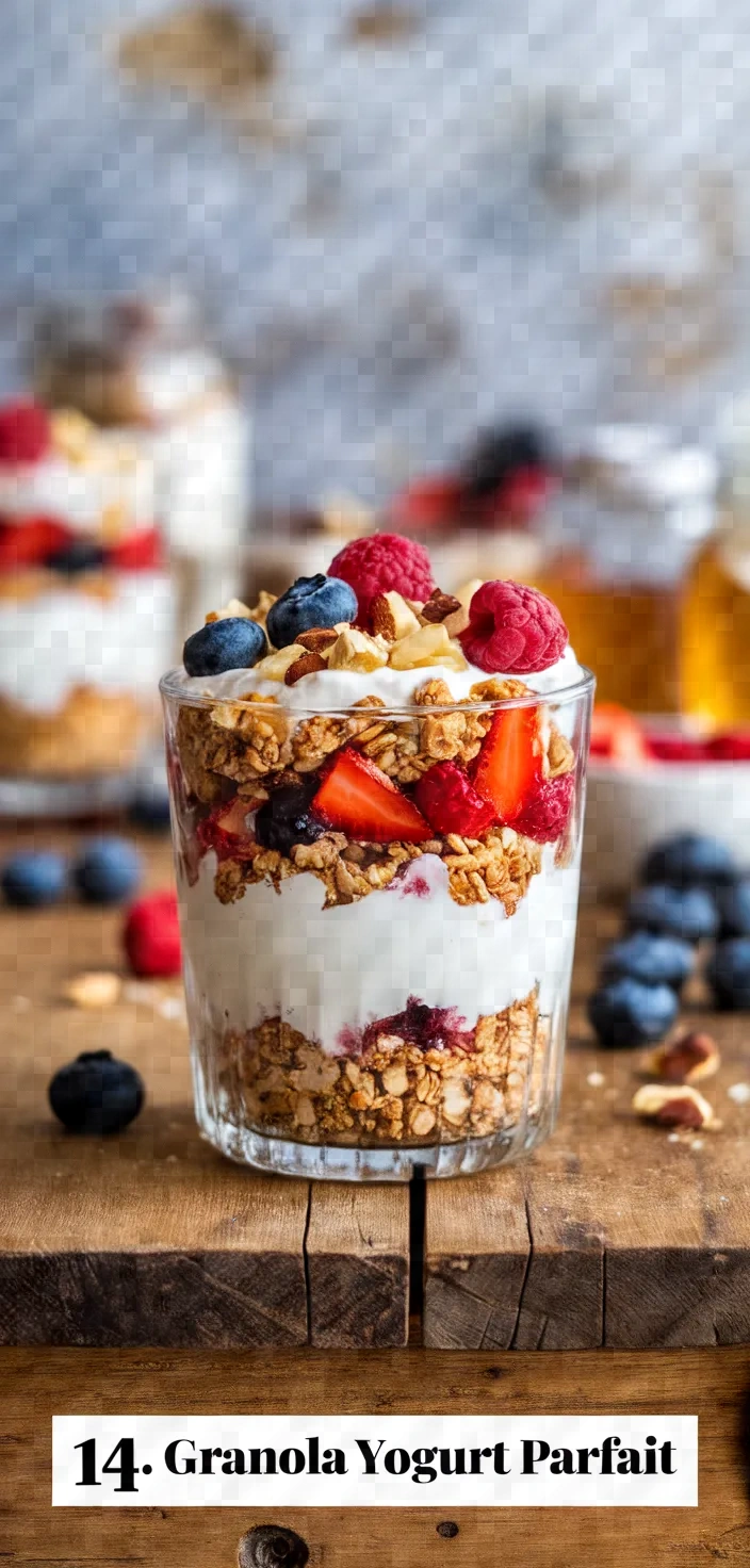 14. Granola Yogurt Parfait