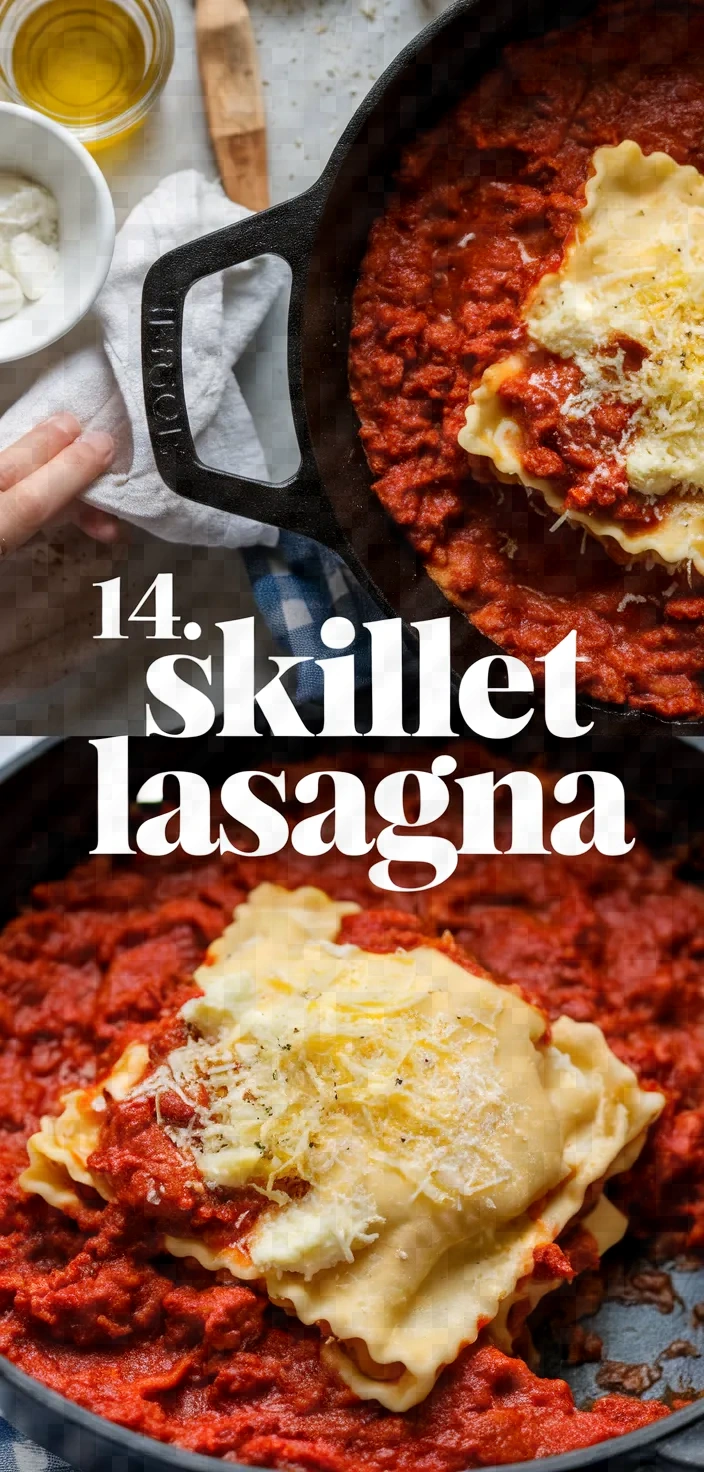 14. Skillet Lasagna