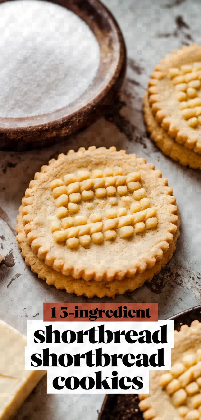 15. 3-Ingredient Shortbread Cookies