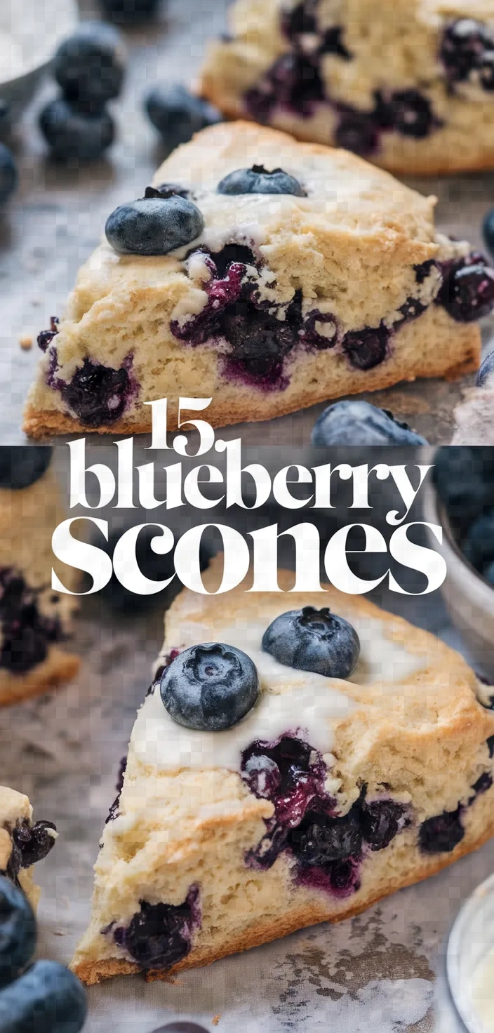 15. Blueberry Scones