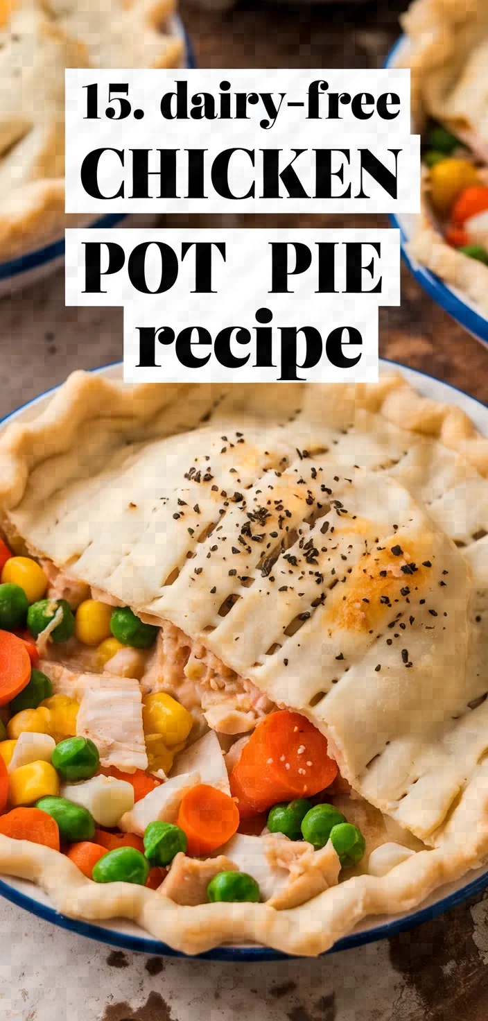 15. Dairy-Free Chicken Pot Pie Recipe