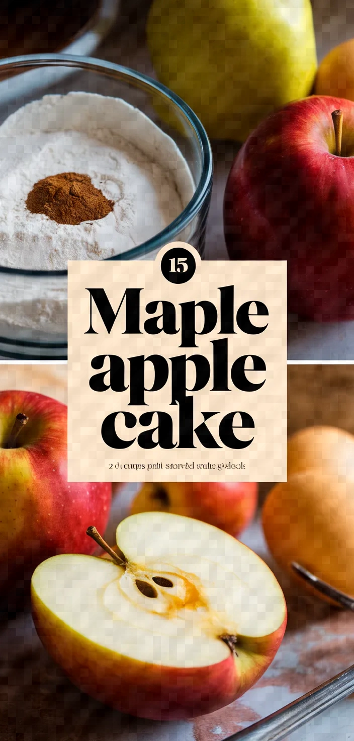 15. Maple Apple Cake