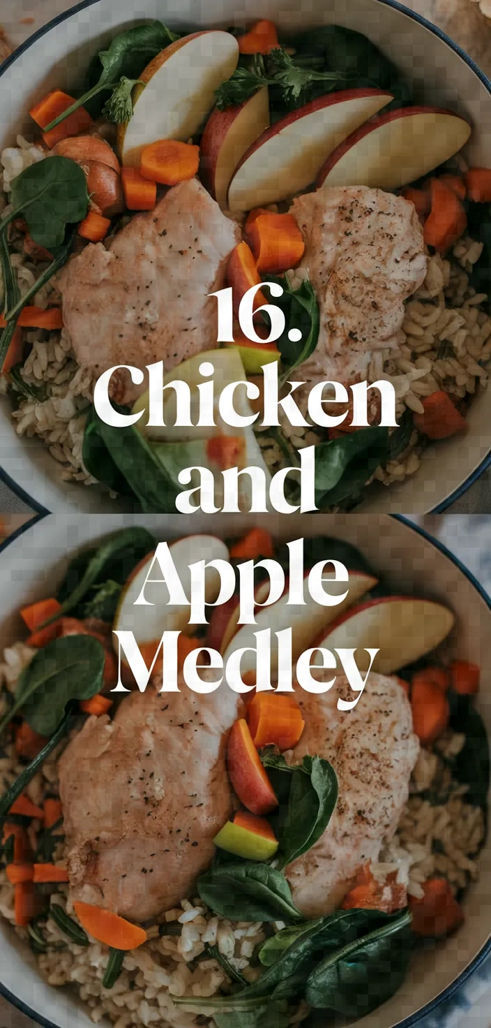 16. Chicken and Apple Medley