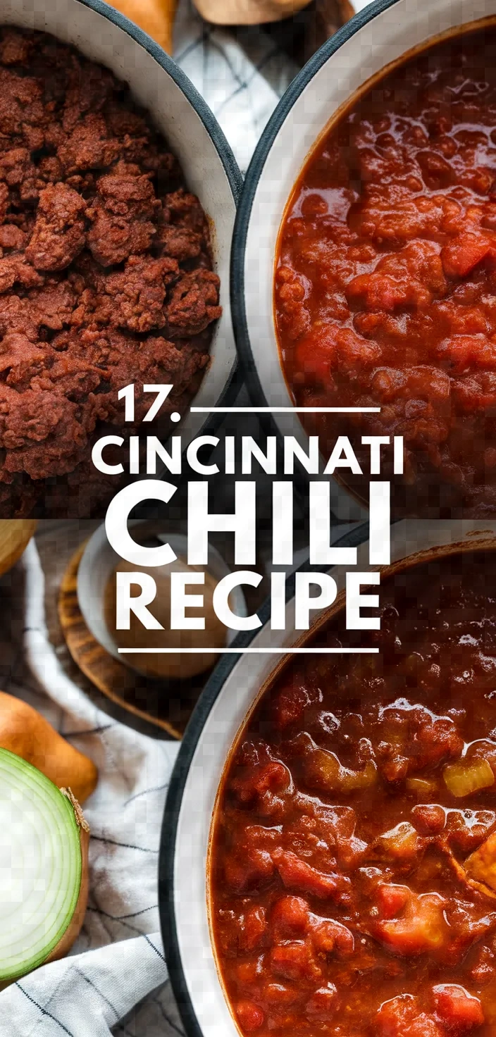 17. Cincinnati Chili Recipe