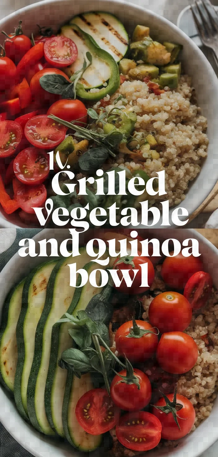 17. Grilled Vegetable and Quinoa Bowl