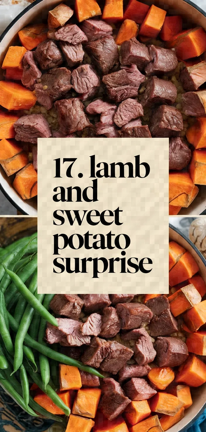 17. Lamb and Sweet Potato Surprise