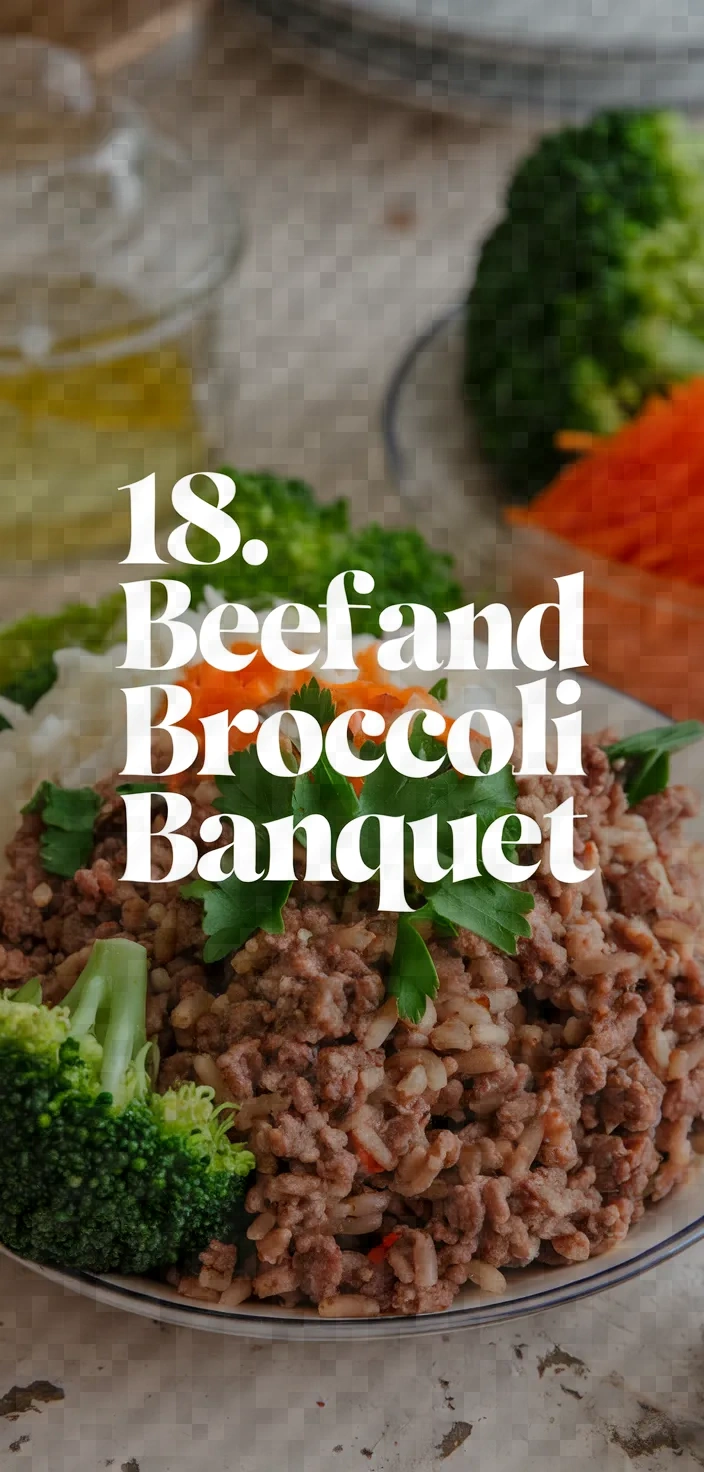 18. Beef and Broccoli Banquet