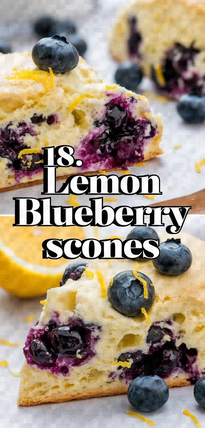 18. Lemon Blueberry Scones