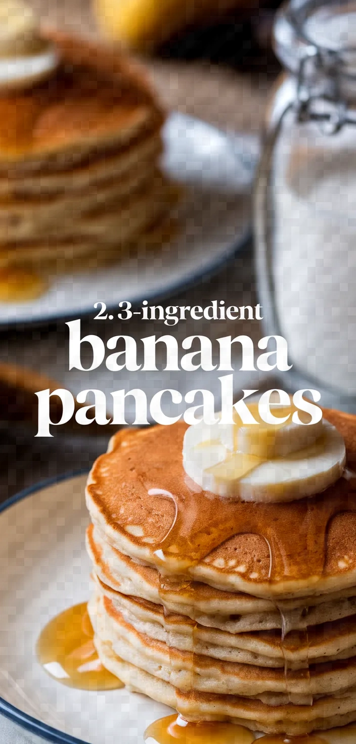 2. 3-Ingredient Banana Pancakes