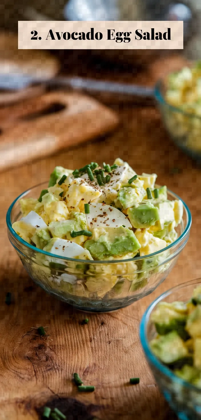 2. Avocado Egg Salad