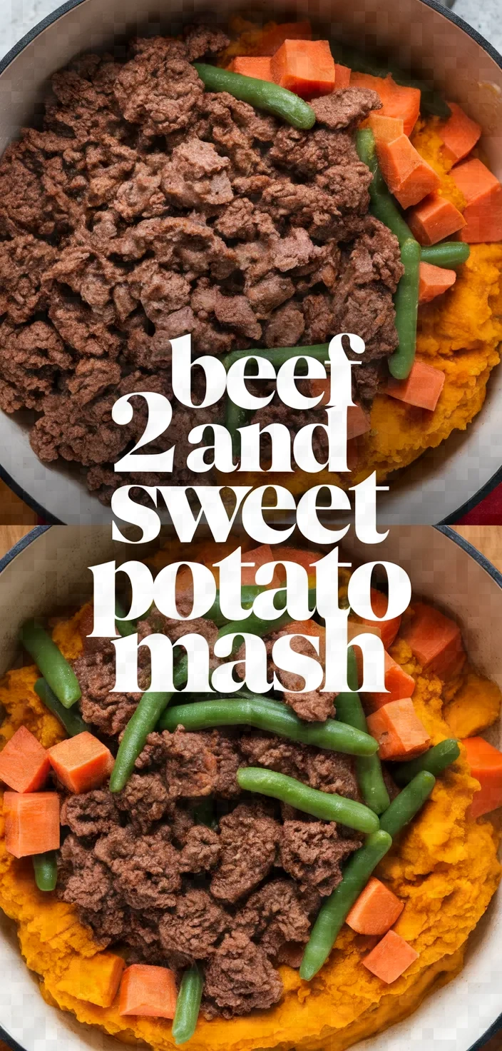 2. Beef and Sweet Potato Mash