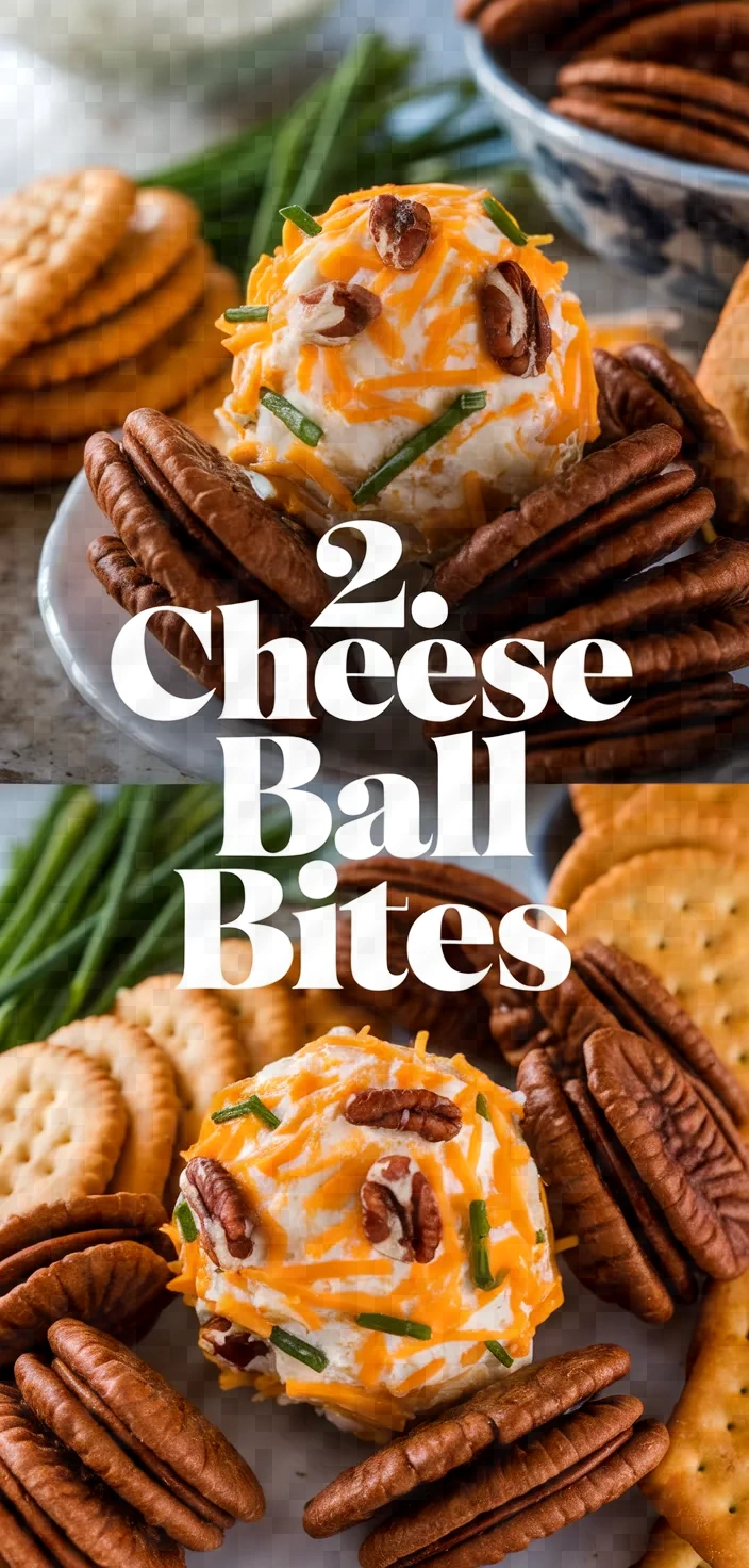 2. Cheese Ball Bites