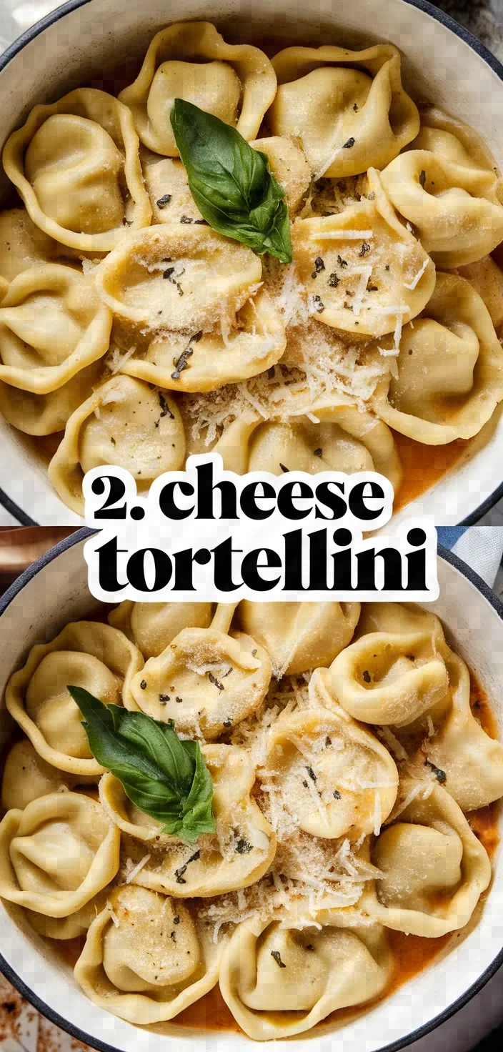 2. Cheese Tortellini