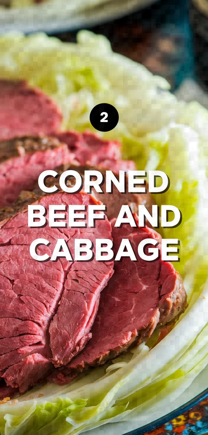 2. Corned Beef and Cabbage