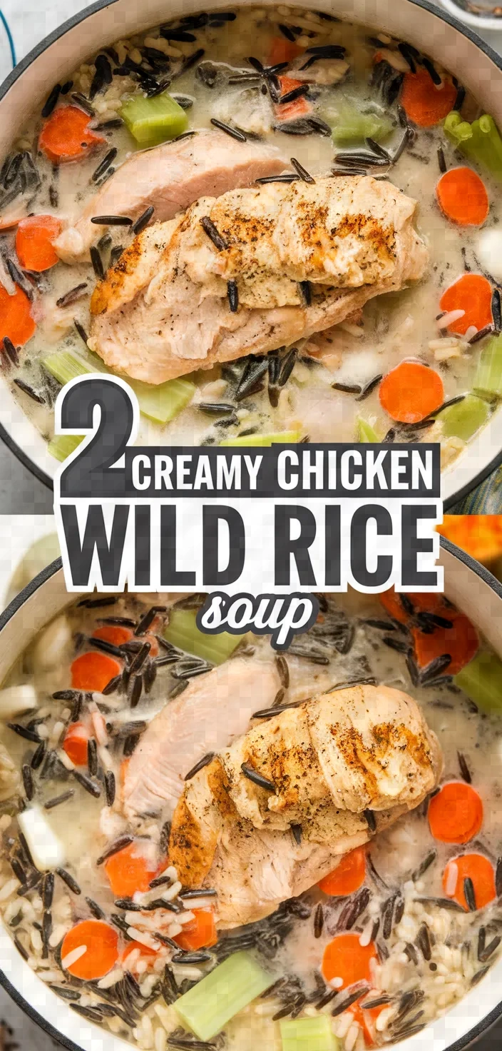 2. Creamy Chicken Wild Rice Soup