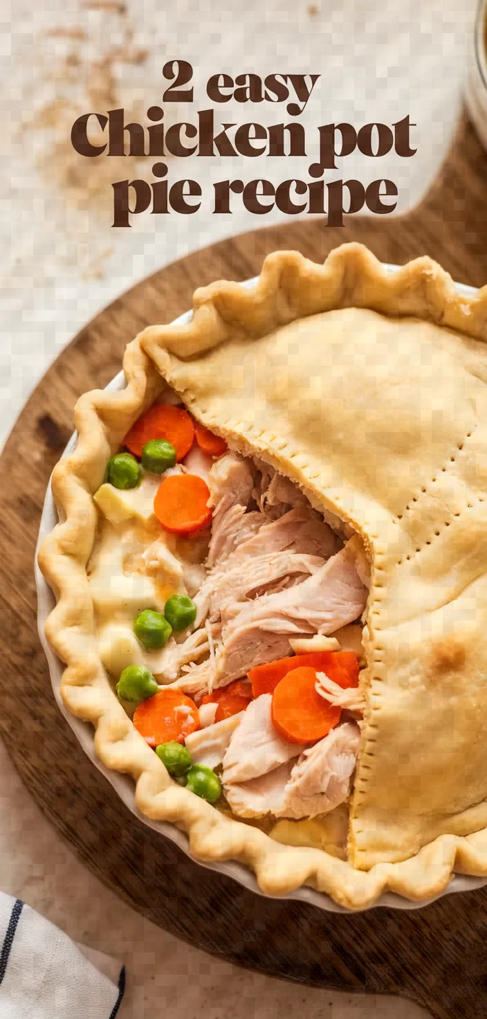 2. Easy Chicken Pot Pie Recipe