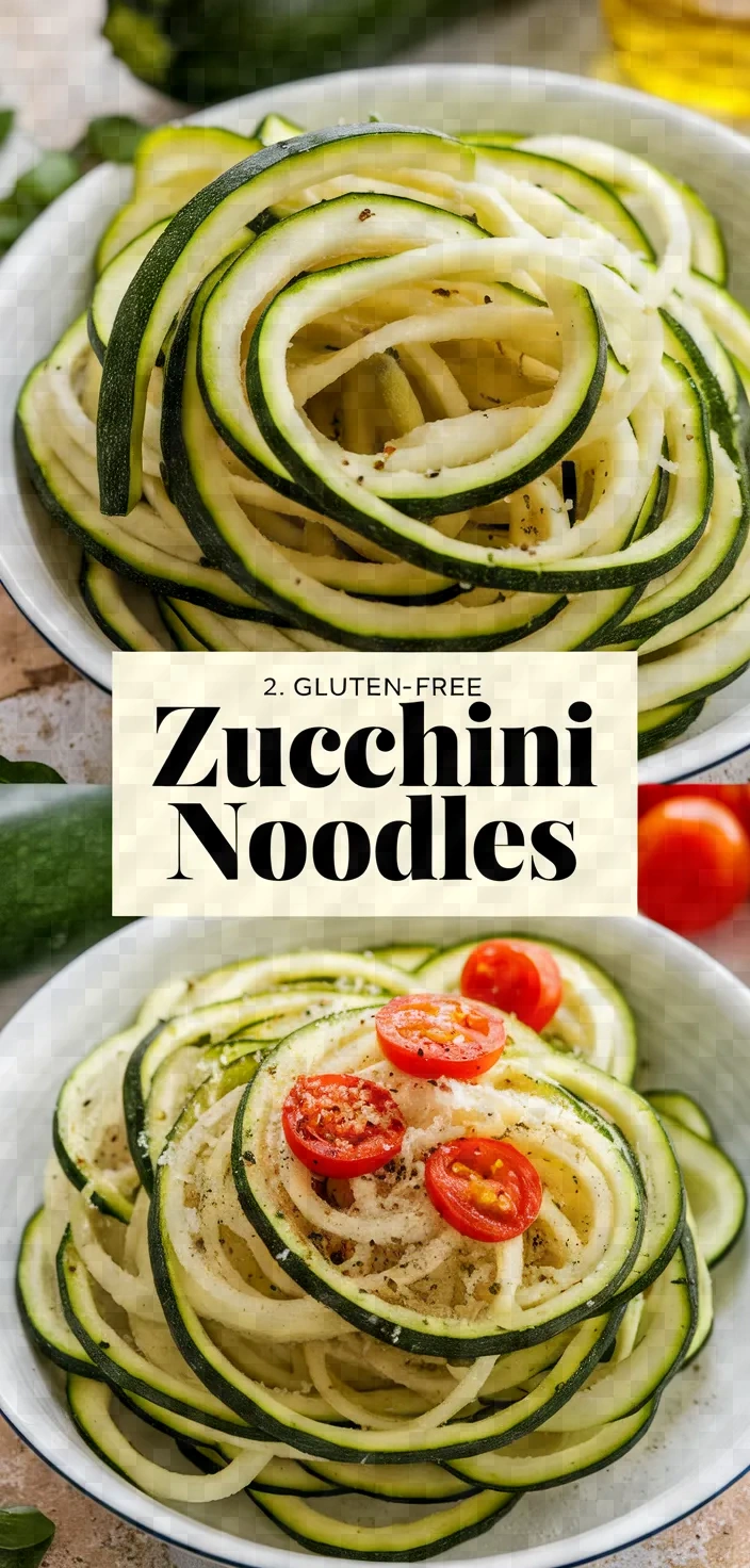 2. Gluten-Free Zucchini Noodles