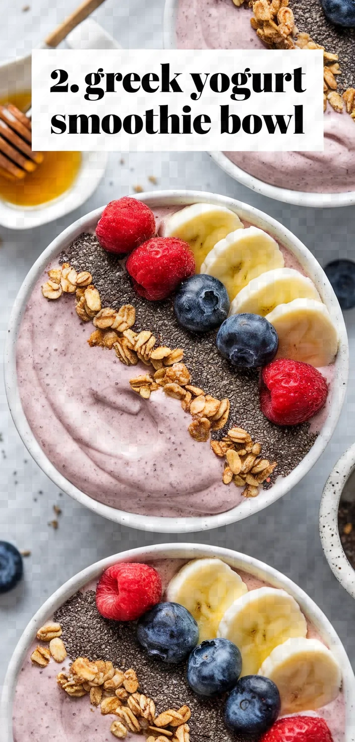 2. Greek Yogurt Smoothie Bowl