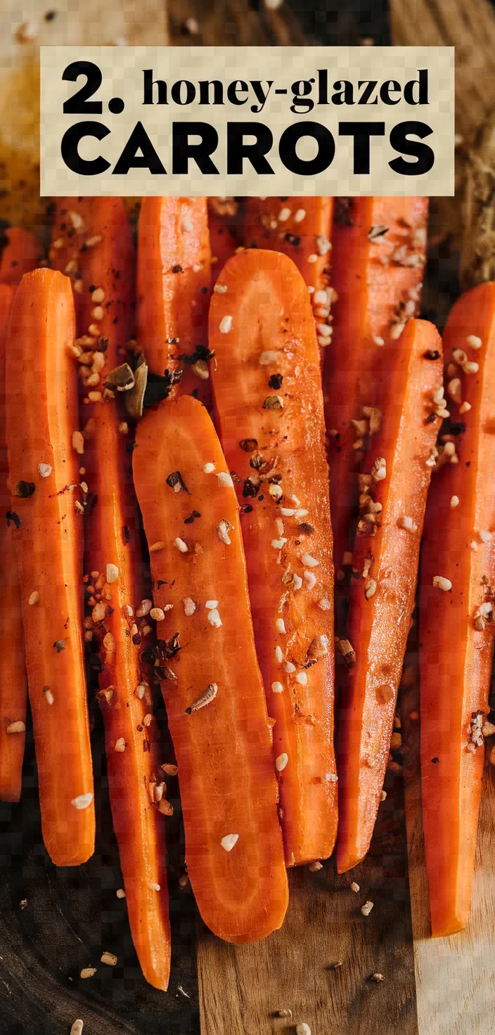 2. Honey-Glazed Carrots