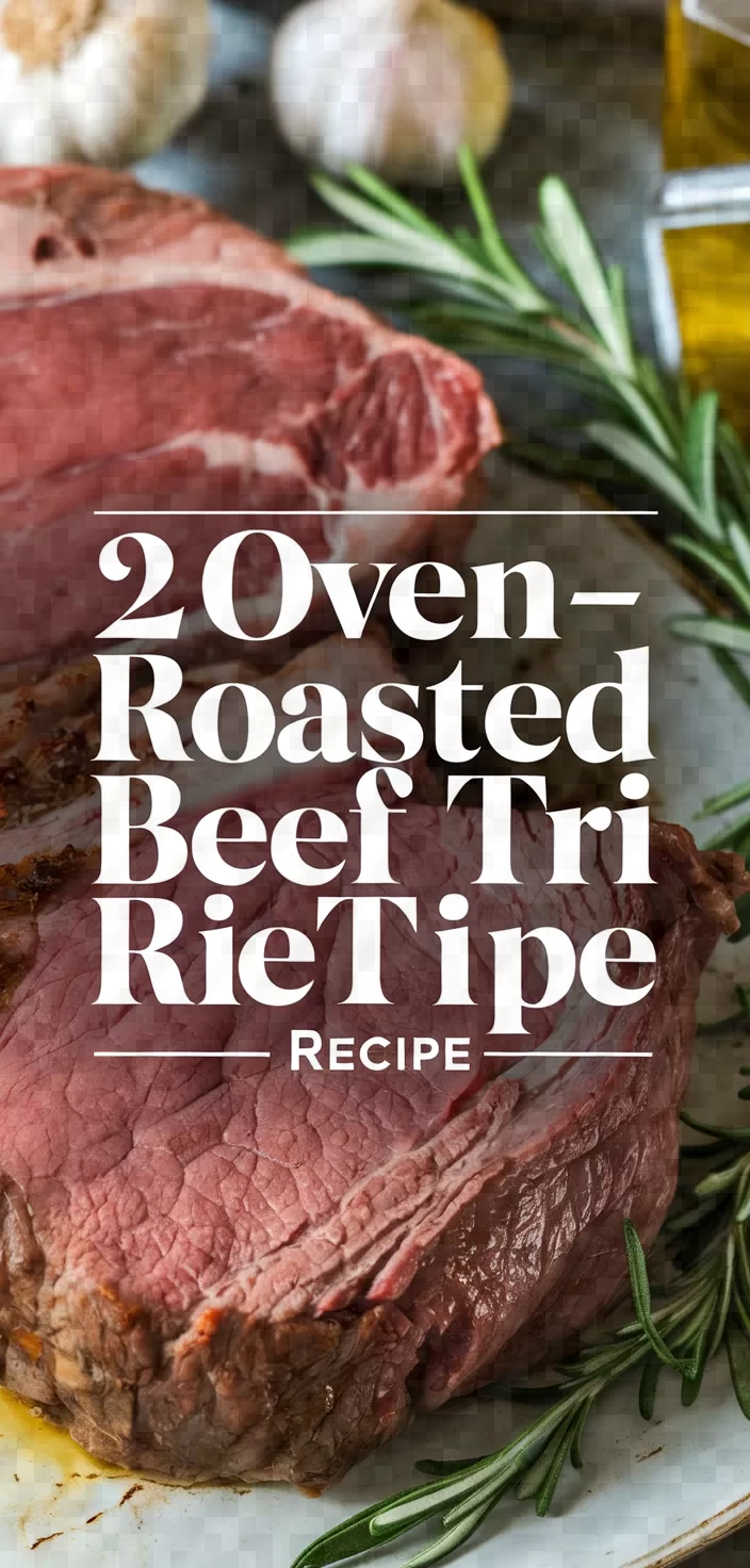 2. Oven-Roasted Beef Tri Tip Recipe