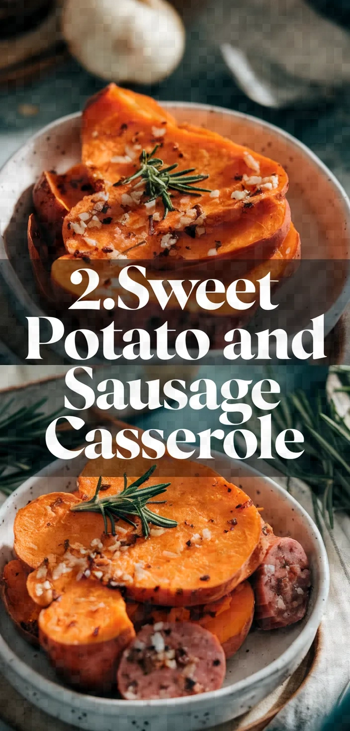 2. Sweet Potato and Sausage Casserole