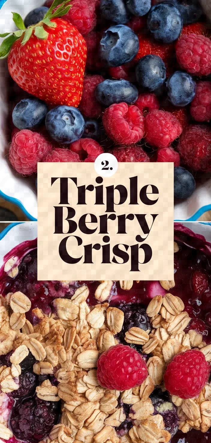 2. Triple Berry Crisp